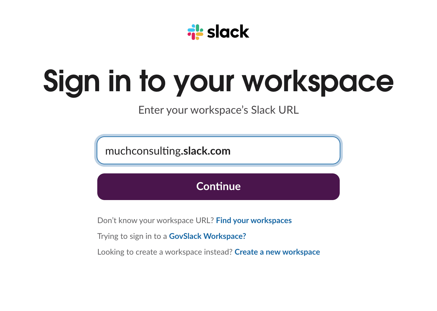 Slack — sign in to your workspace